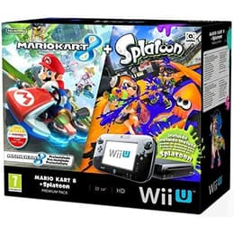 Wii U Premium 32GB - Blacko + Mario Kart 8 + Splatoon