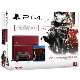 PlayStation 4 500GB - Red - Limited edition Metal Gear Solid V + Metal Gear Solid V: The Phantom Pain