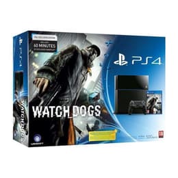 PlayStation 4 500GB - Black + Watch Dogs