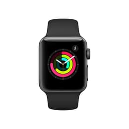 Apple Watch (Series 3) GPS 38 - Aluminium Space Gray - Sport band Black