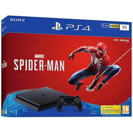 PlayStation 4 Slim 1000GB - Black + Marvel's Spider-Man