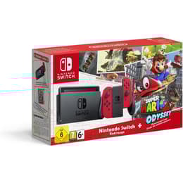 Switch 32GB - Red - Limited edition Super Mario Odyssey