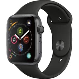 Apple Watch (Series 4) GPS 44 - Aluminium Space Gray - Sport loop Black