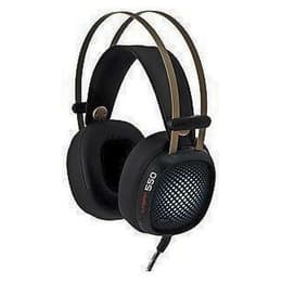 Macs Tungsten 550 Pro gaming wired Headphones with microphone - Black