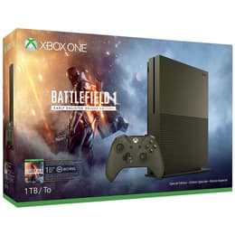 Xbox One S 1000GB - Green - Limited edition Military Green + Battlefield 1