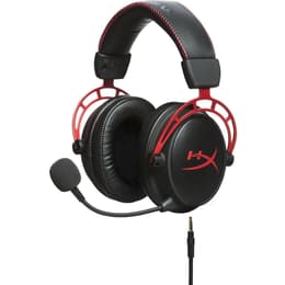 Hyperx Cloud Alpha gaming wired Headphones with microphone - Black/Red