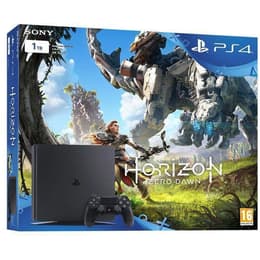 PlayStation 4 Slim 1000GB - Black + Horizon Zero Dawn