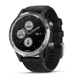 Garmin Smart Watch Fēnix 5S Plus HR GPS - Black/Silver