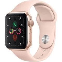 Apple Watch (Series 4) GPS 44 - Stainless steel Gold - Sport loop Pink