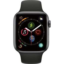 Apple Watch (Series 4) GPS + Cellular 44 - Aluminium Space Gray - Sport band Black