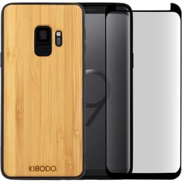 Case Galaxy S9 and protective screen - Wood - Brown