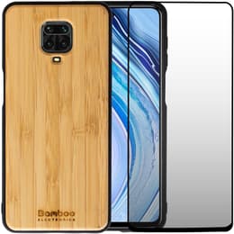 Case Redmi Note 9 Pro and protective screen - Wood - Brown