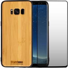 Case Galaxy S8 and protective screen - Wood - Brown