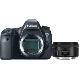 Reflex - Canon EOS 6D Black + Lens Canon EF 50mm f/1.8 STM