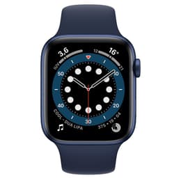 Apple Watch (Series 6) GPS + Cellular 44 - Aluminium Blue - Sport band Blue