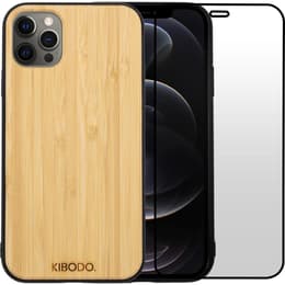 Case iPhone 12 Pro Max and protective screen - Wood - Brown