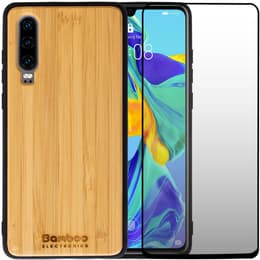 Case Huawei P30 and protective screen - Wood - Brown