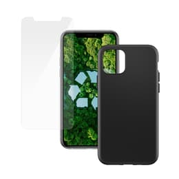 Case iPhone 11 Pro and protective screen - Plastic - Black