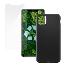 Case iPhone 11 Pro Max and protective screen - Plastic - Black
