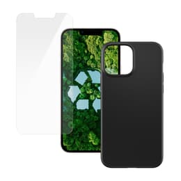 Case iPhone 13 Pro and protective screen - Plastic - Black