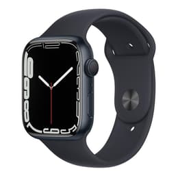 Apple Watch (Series 7) GPS 45 - Aluminium Midnight - Sport band Black