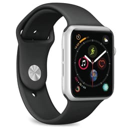 Apple Watch (Series 4) GPS 40 - Aluminium Silver - Sport band Black
