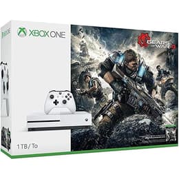 Xbox One S 1000GB - White + Gears of War 4
