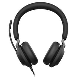 Jabra Evolve 2 40 wired Headphones with microphone - Black