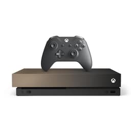 Xbox One X 1000GB - Gold - Limited edition Gold Rush Special + Battlefield V + Battlefield 1943