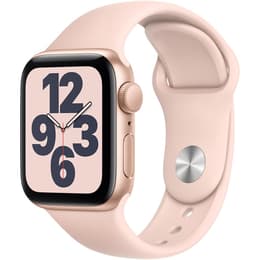 Apple Watch (Series SE) GPS 44 - Aluminium Gold - Sport band Pink