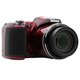 Bridge - Nikon CoolPix L810 - Red + Lens Nikon Nikkor 26X Wide Optical Zoom ED VR 4.0-104mm f/3.1-5.9