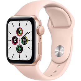 Apple Watch (Series SE) GPS + Cellular 40 - Aluminium Gold - Sport band Pink sand