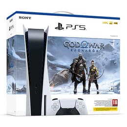 PlayStation 5 825GB - White + God of War Ragnarok