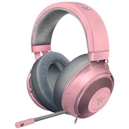 Razer Kraken V2 gaming wired Headphones with microphone - Pink/Grey