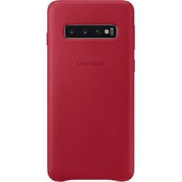 Case Galaxy S10 - Leather - Red
