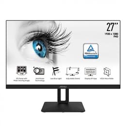 27-inch MSI PRO MP271P 1920 x 1080 LCD Monitor Black