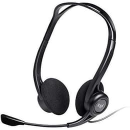 Logitech PC 960 wired Headphones with microphone - Black