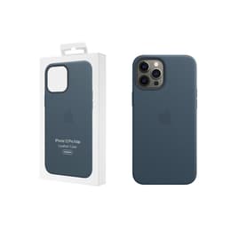 Apple Leather case iPhone 12 Pro Max - Magsafe - Leather Blue