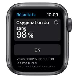 Apple Watch (Series 6) 2020 GPS + Cellular 44 - Aluminium Space Gray - Black