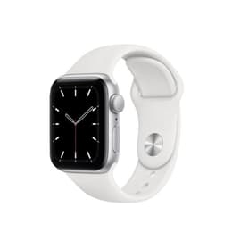 Apple Watch Series 5 (2019) GPS 40 mm - Aluminium Silver - Sport band White
