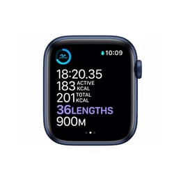 Apple Watch Series 6 (2020) - (band not included) - GPS + Cellular 44 mm - Blue Aluminium