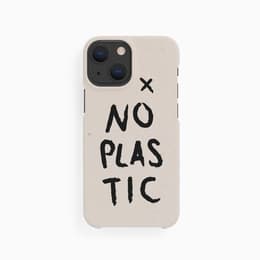 Case iPhone 13 - Natural material - White