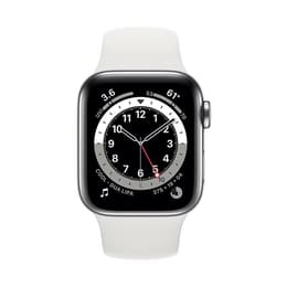 Apple Watch (Series 7) 2021 GPS 45 - Aluminium Silver - Sport band White