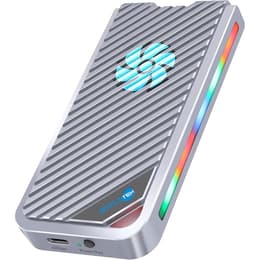 Vultech External SSD RGB Active Cooling Fan 480GB M.2 40Gbps External hard drive - SSD 480 GB USB-C