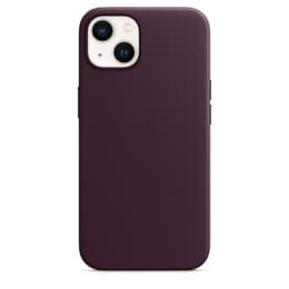 Apple Leather case iPhone 13 Pro Max - Magsafe - Leather Purple