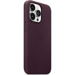 Apple Leather case iPhone 13 Pro Max - Magsafe - Leather Purple