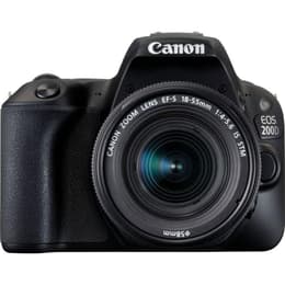 Reflex EOS 200D - Black + Canon Zoom Lens EF-S 18-55mm f/4-5.6 IS STM f/4-5.6