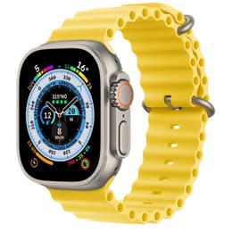 Apple Watch (Ultra) 2022 GPS + Cellular 49 - Titanium Grey - Ocean band Yellow