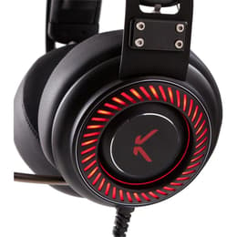 Skillkorp H21 gaming wired Headphones with microphone - Black/Red
