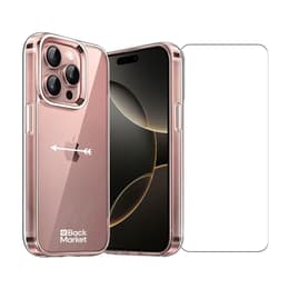 Back Market Case iPhone 16 Pro and protective screen - 60% Recycled plastic - Transparent